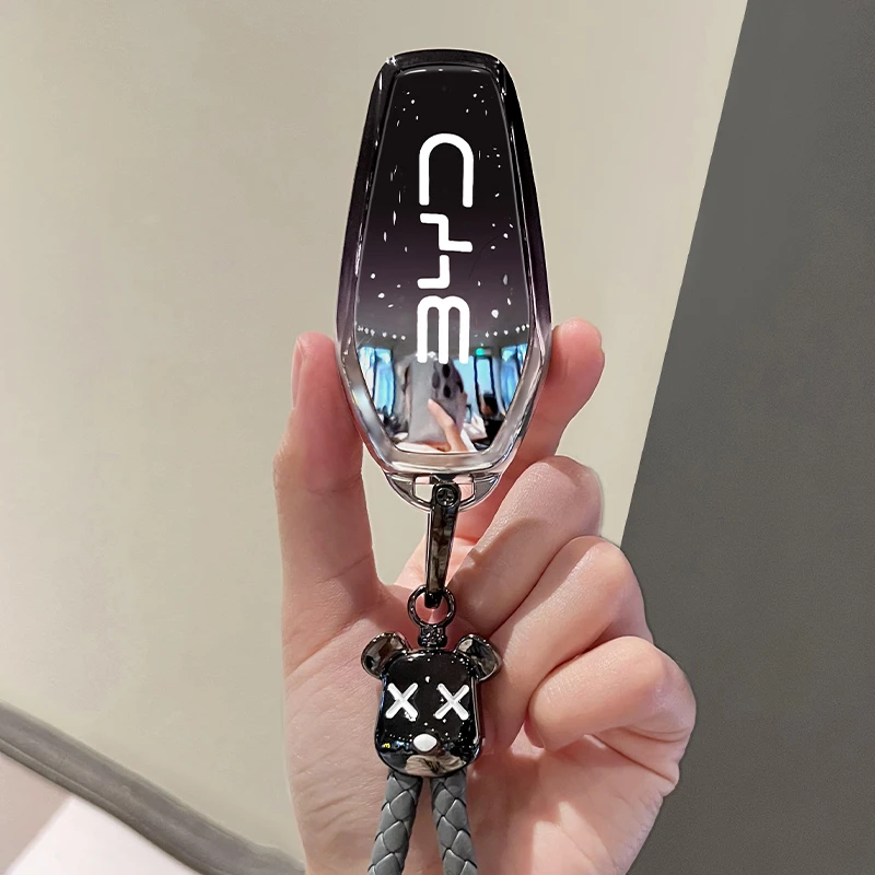 比亚迪钥匙套秦plusdmi扣元plus海狮07驱逐舰05壳e2唐EV包秦汉宋L