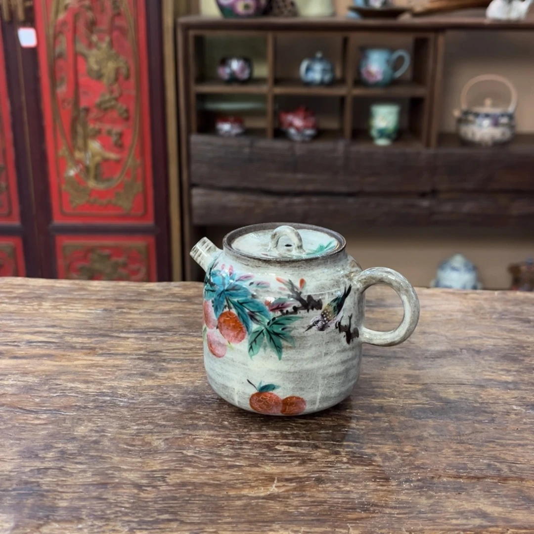 柴烧手工手绘陶瓷