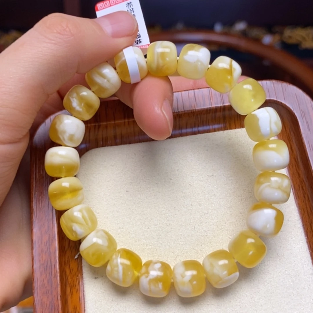 【闪购商品】蜜蜡手链未镶嵌手串