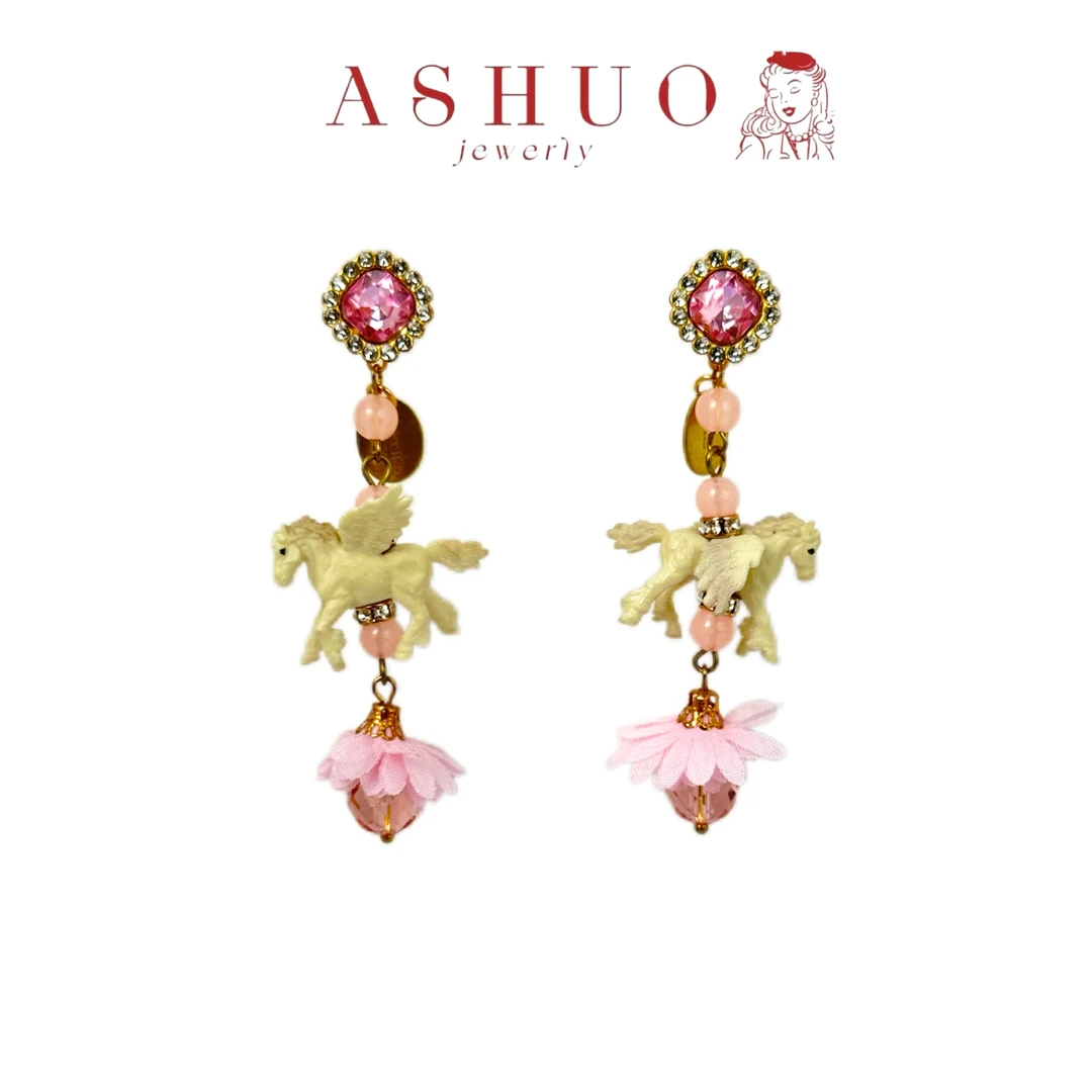 铜合金耳饰 阿烁中古 as10634