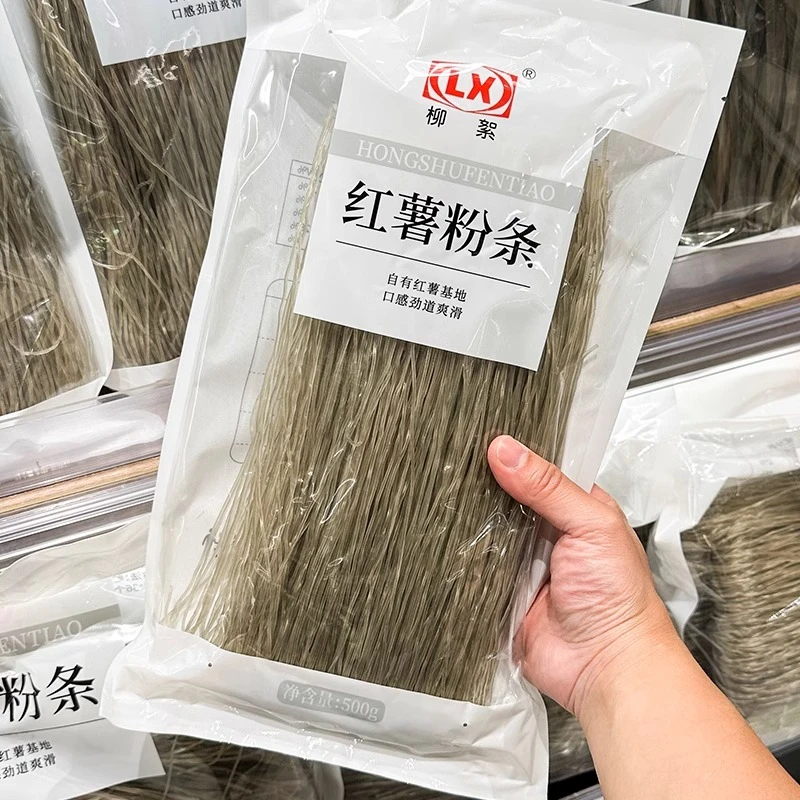 许昌超市代购红薯粉条粉丝宽粉柳絮牌500g/袋 地瓜番薯粉丝正品