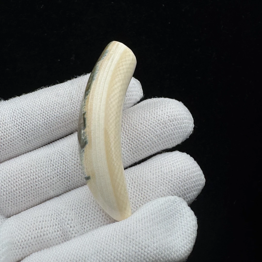 L2763天然猛犸牙 牙尖54mm支持鉴定 假一罚四