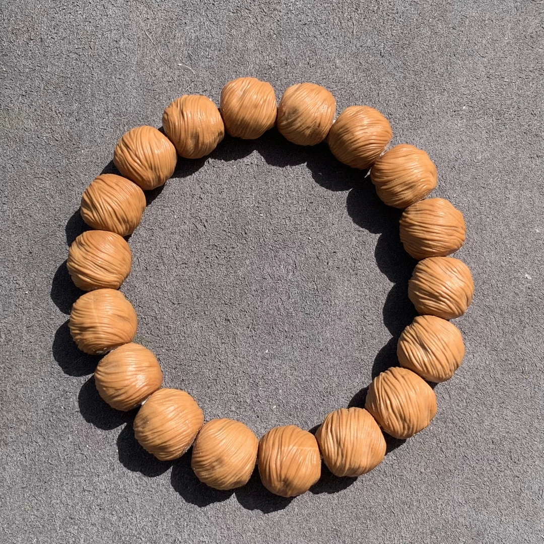 猴头核桃 手工雕刻鬼印无相 尺寸13+mm