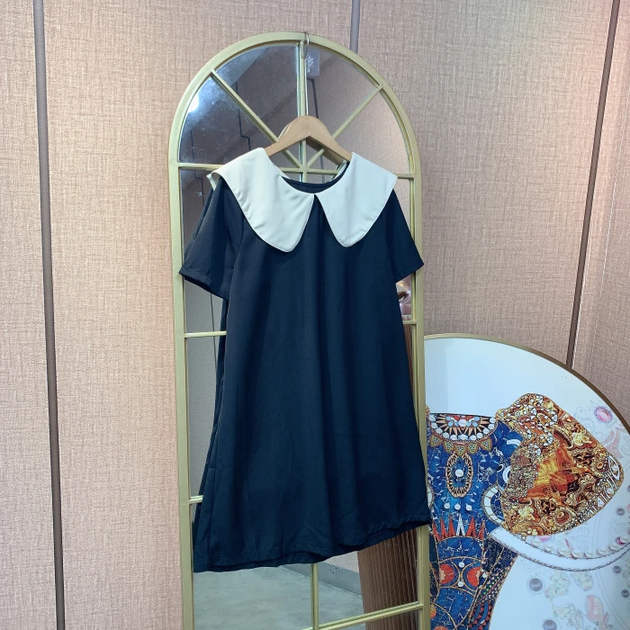 BL649孕妇黑色连衣裙90-140  小脏