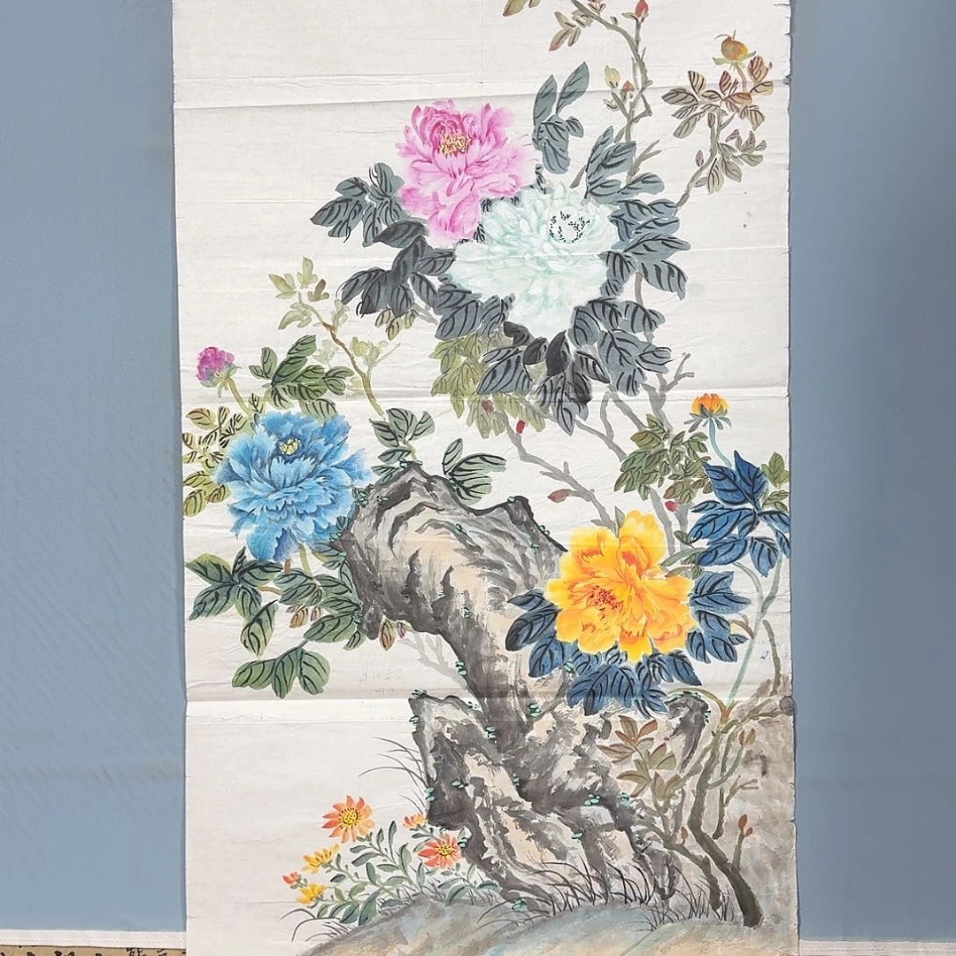 国画935 牡丹一如您的脸颊美丽如