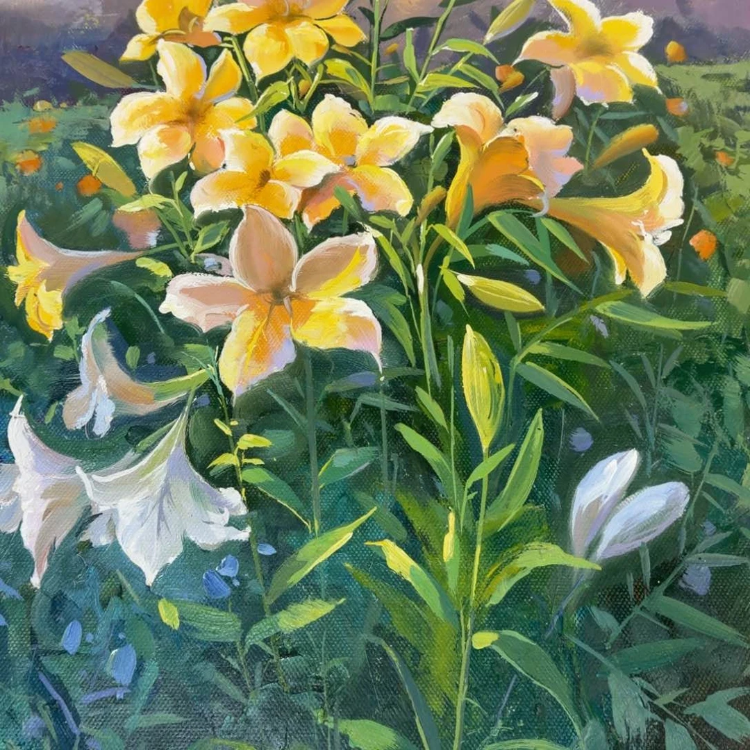 油画我的小伙伴都在