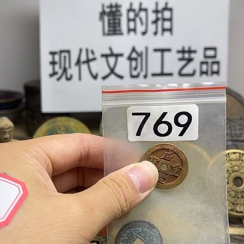 铜静**雨现代文创工艺品现代花钱