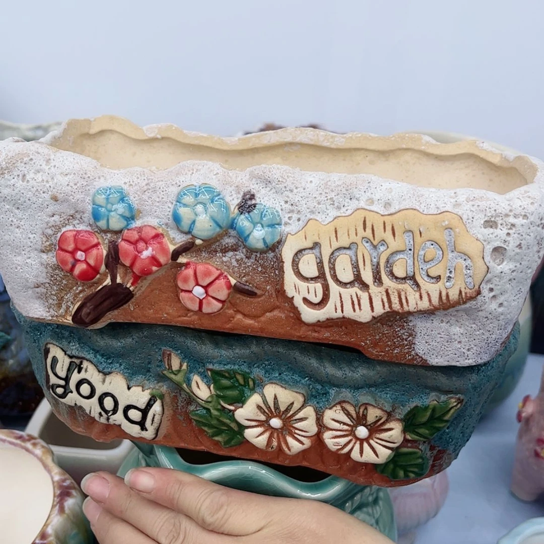 【闪购商品】陶瓷多肉绿植绿植陶瓷花盆