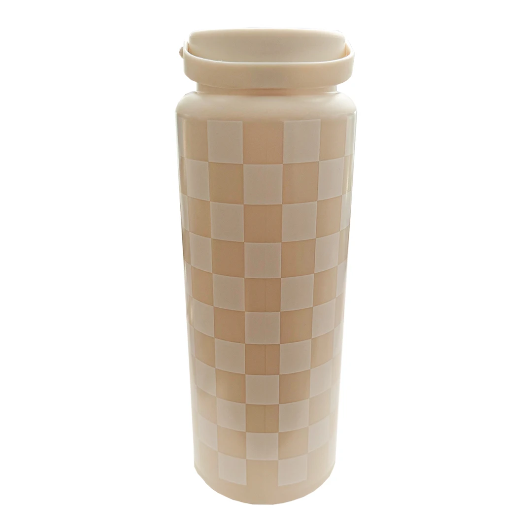 6521#米色大容量水杯运动冷水杯