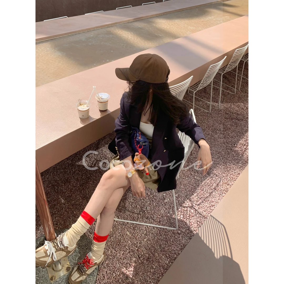 COCO ZONE 刘一一  “回响”莱赛尔亚麻混纺西装外套 CD1A1058