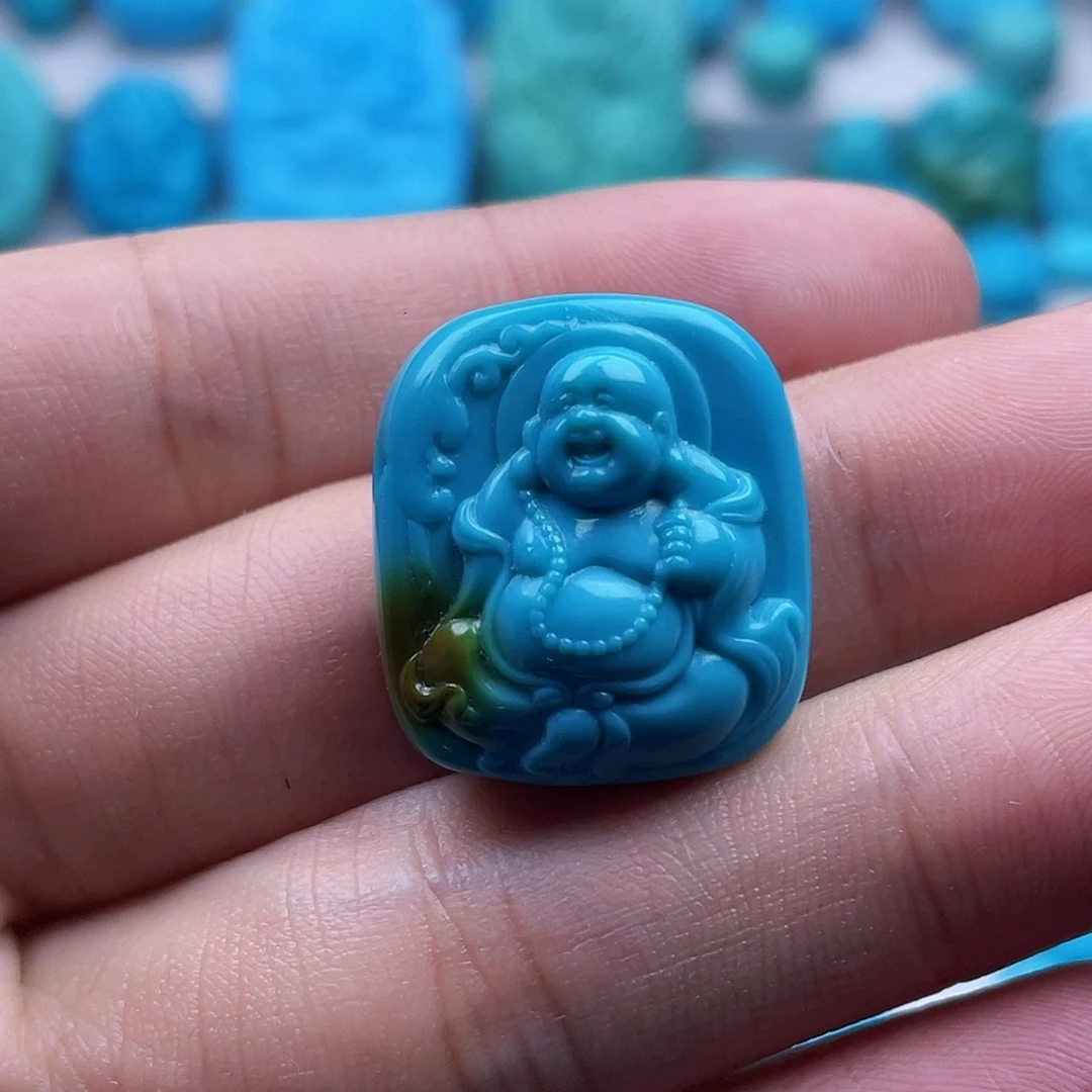 绿松石未镶嵌珠宝奇石