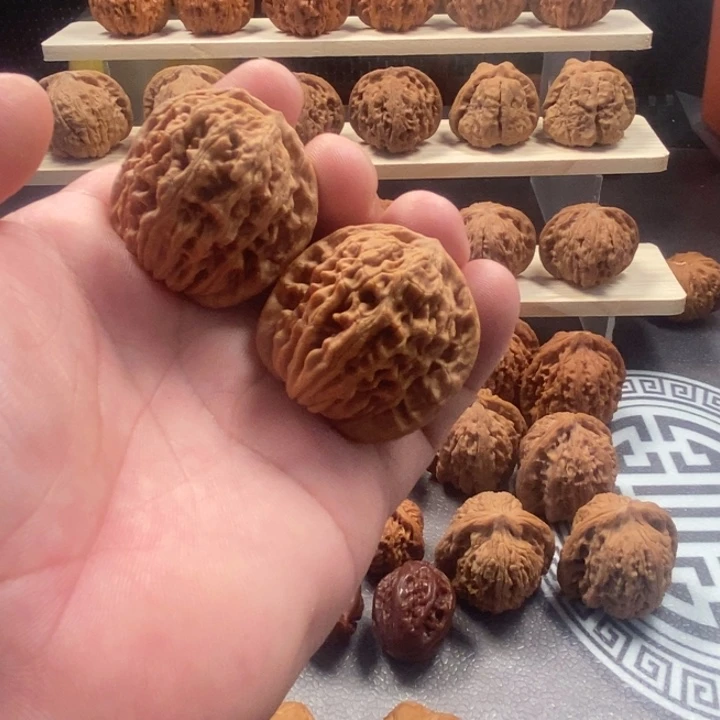 把件文玩核桃四座楼