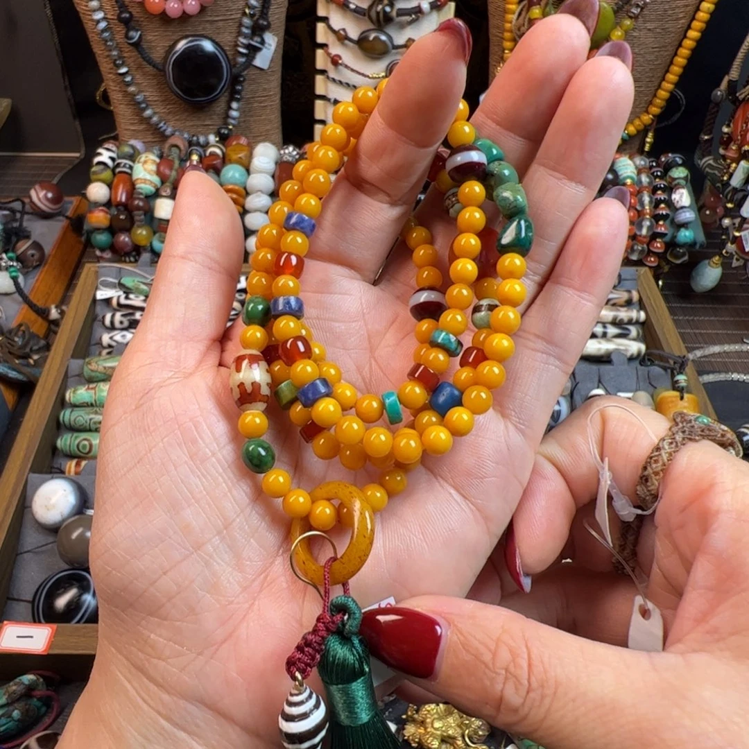 玛瑙/玉髓未镶嵌项链