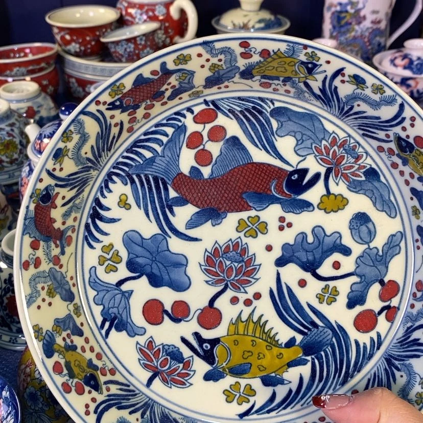 【闪购商品】景德镇陶瓷茶盘1个