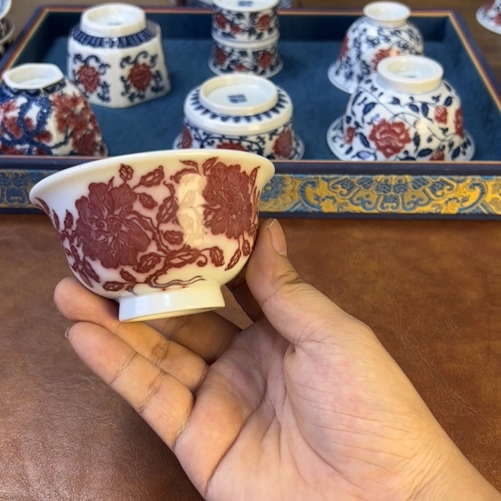 摆件景德镇茶器百宝箱