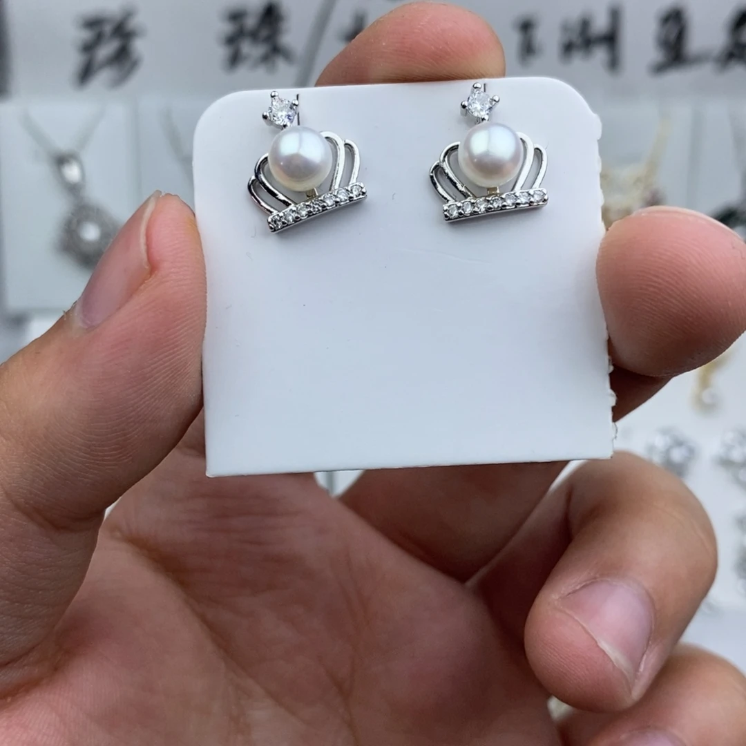 未镶嵌淡水珍珠耳饰