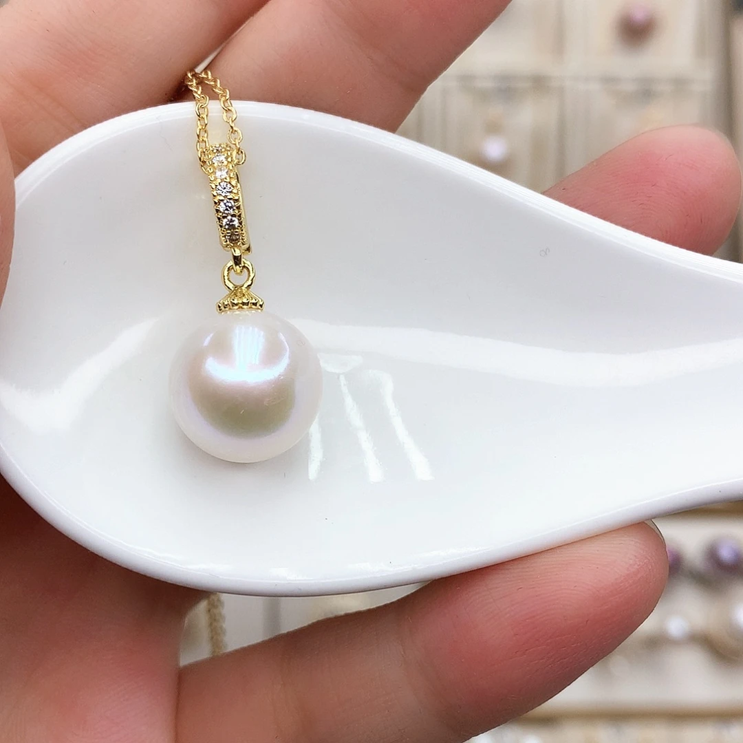 淡水珍珠颈饰合金