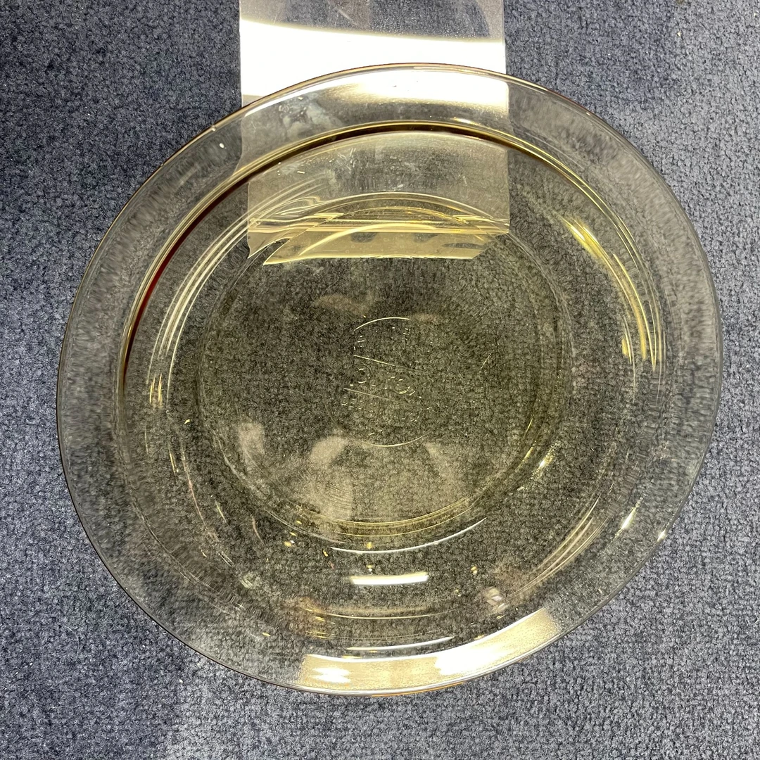 琥珀色玻璃意面盘子10.5英寸大圆盘（两支装）