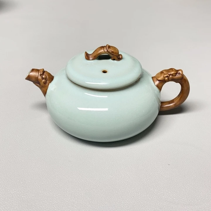 赵琳支钉龙壶带礼盒