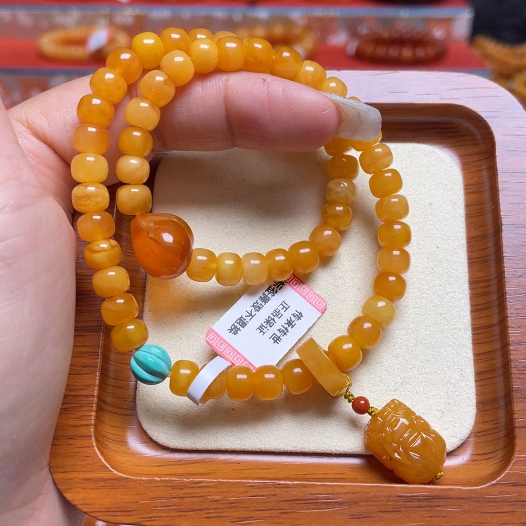 蜜蜡未镶嵌手链手串