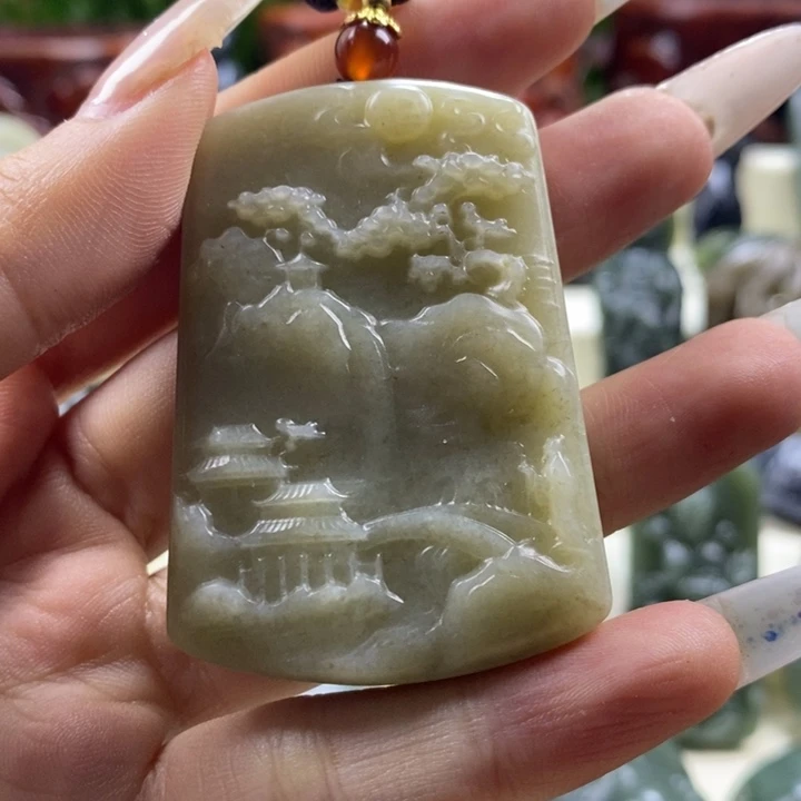 和田玉颈饰未镶嵌