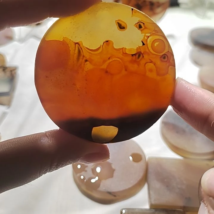 玛瑙/玉髓合金颈饰