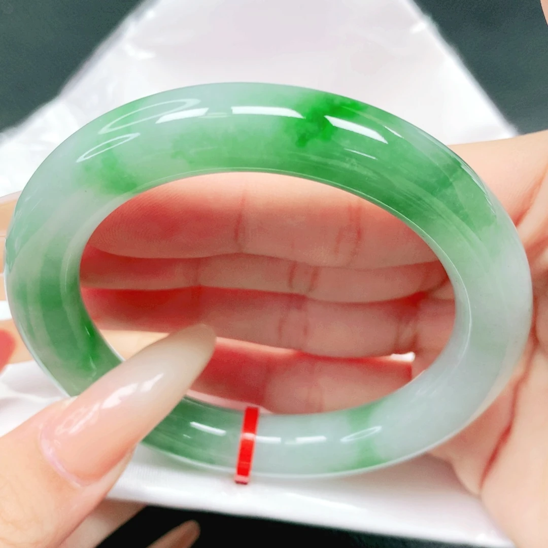 翡翠未镶嵌手镯55