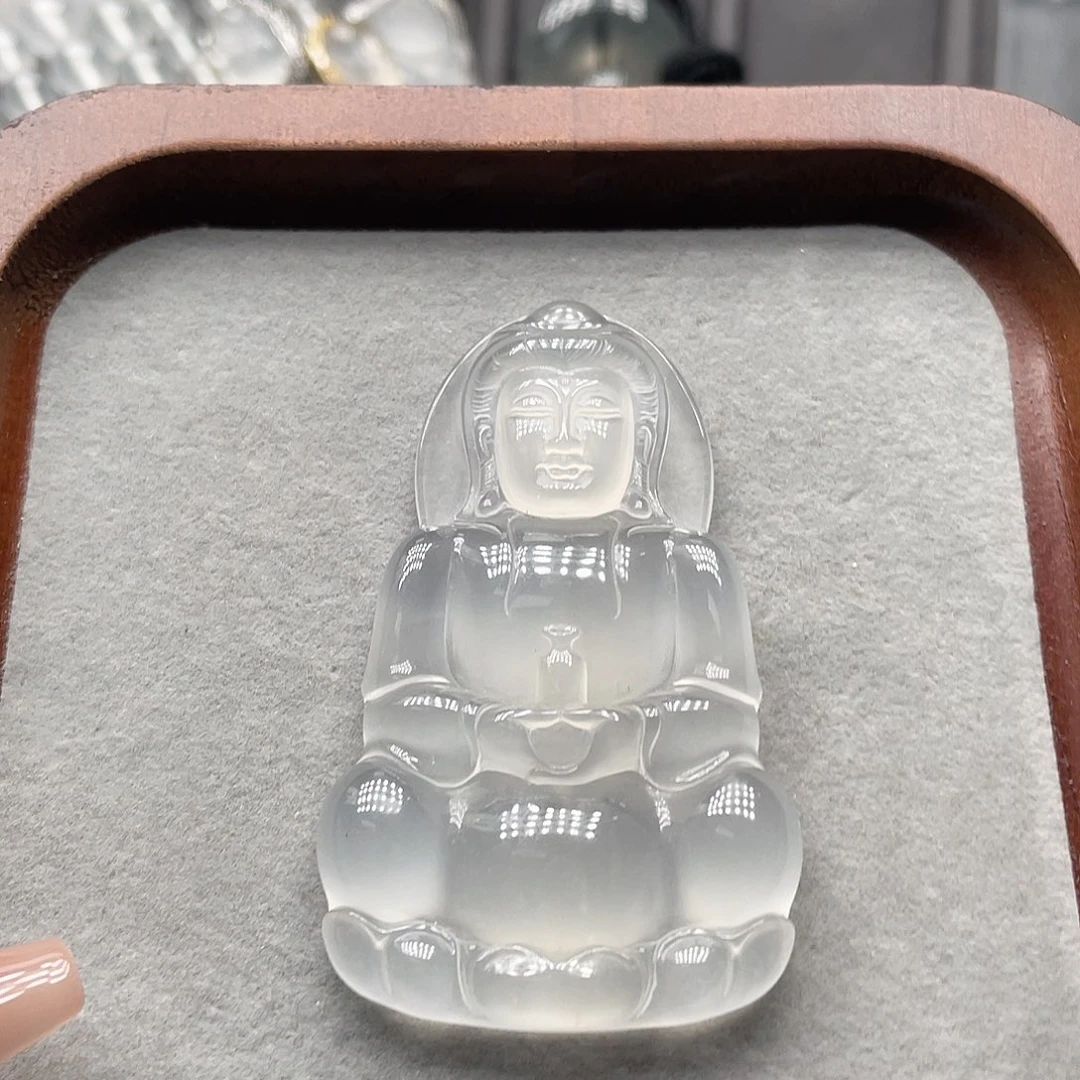 石英质玉未镶嵌吊坠