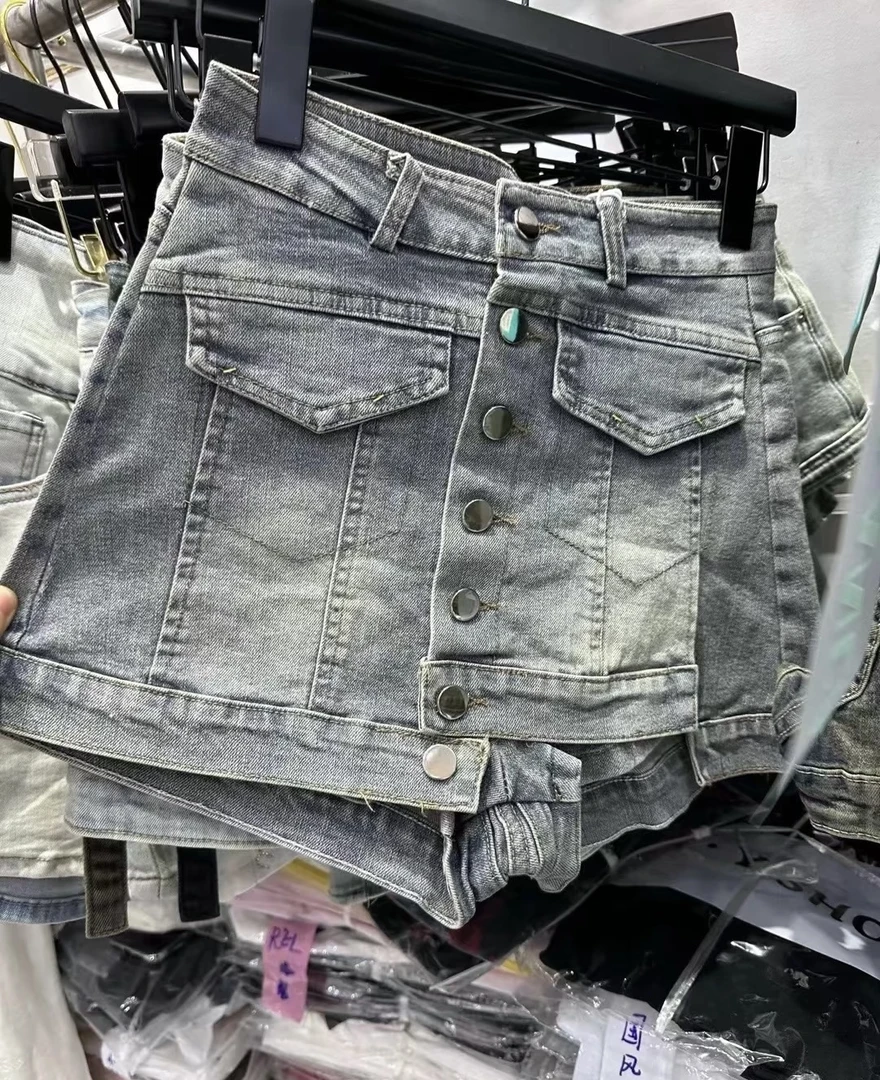 尾货牛仔短裤9块9包邮显瘦显瘦时尚