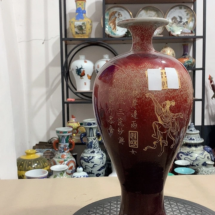 陶摆件博古架陶瓷摆件