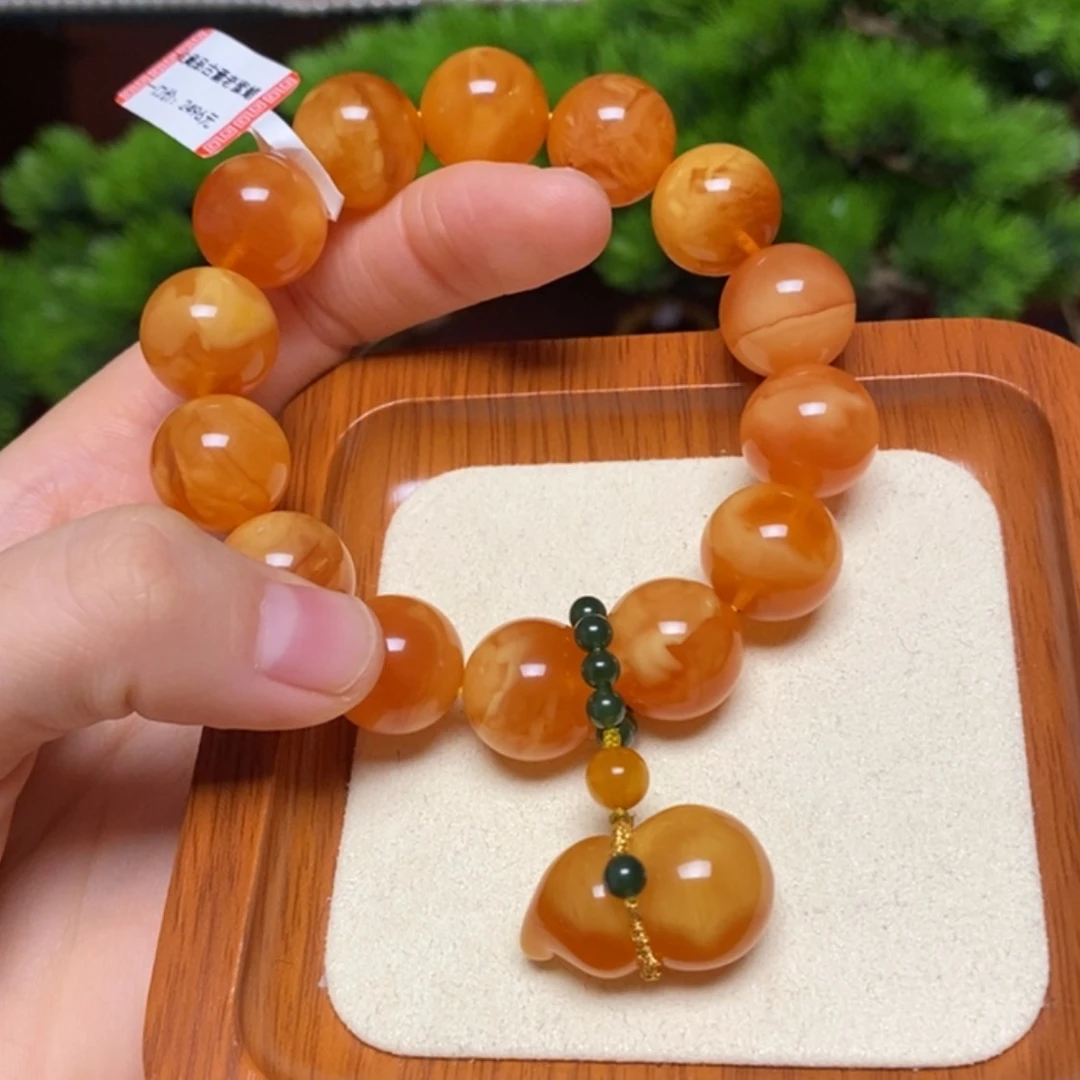 【闪购商品】手链蜜蜡未镶嵌手串定制