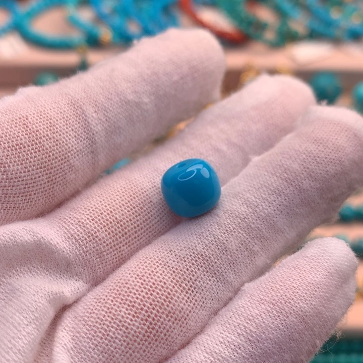 绿松石未镶嵌湖北天然原矿绿松石9.8