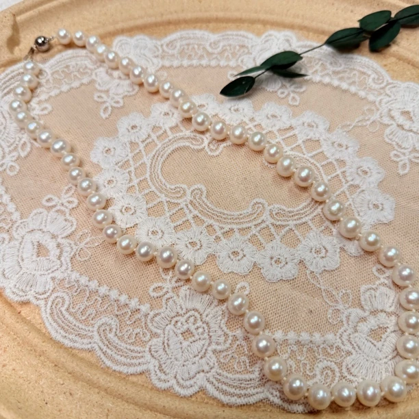 【六六中古】孤品淡水珍珠项链ew241链长51