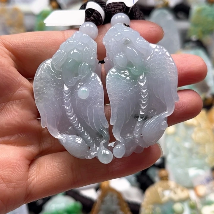 翡翠未镶嵌挂件挂件