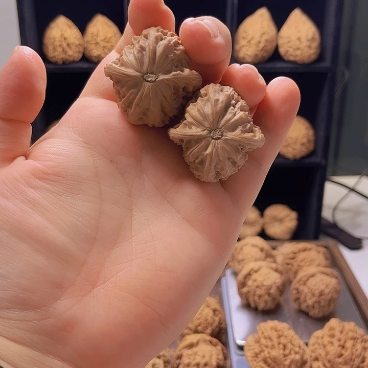 桃核吊坠梦幻皮质磨盘38