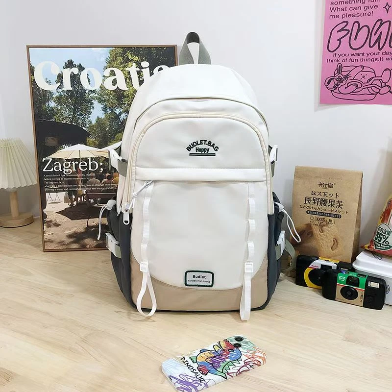 双肩包小学生初中生高中生大学生通用男女同款双肩包-031