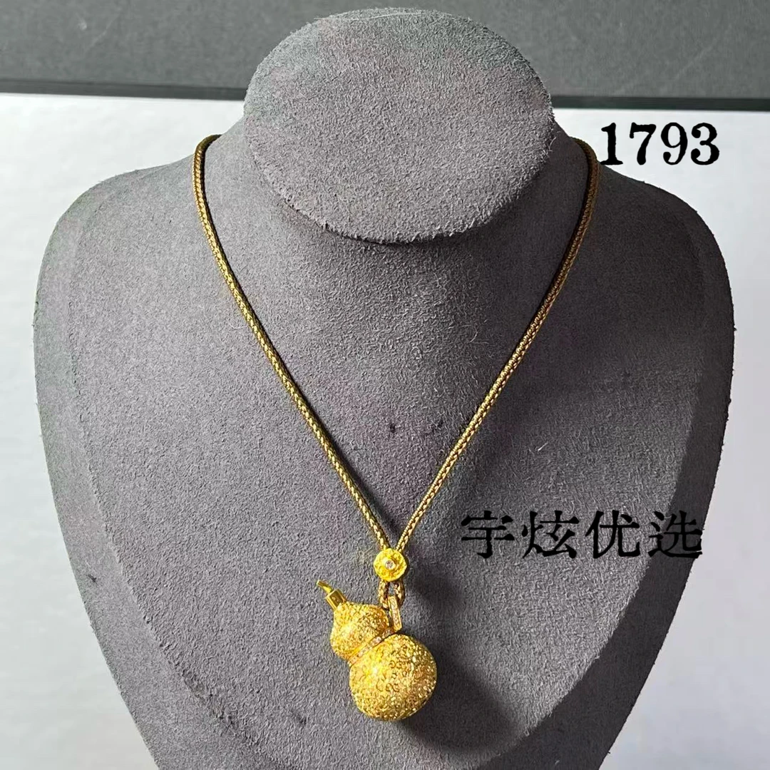 黄铜布艺项链 时尚百搭项链1793