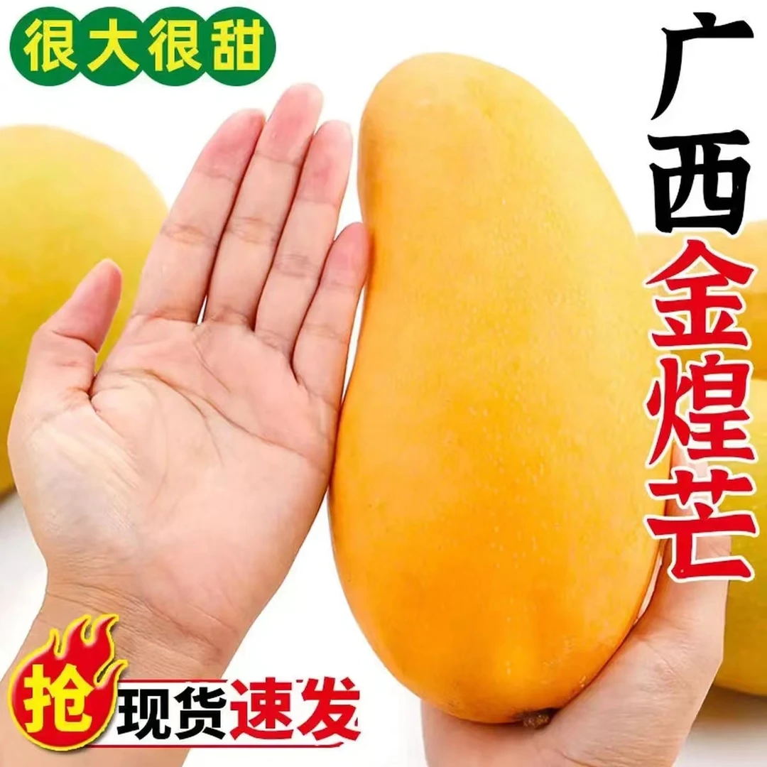 【黄皮金煌芒】正宗广西百色黄皮金煌芒香甜多汁（略带轻微花皮）
