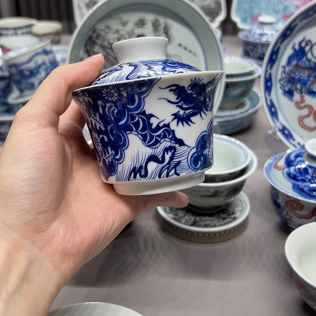 瓷片景德镇高端瓷器茶具半手