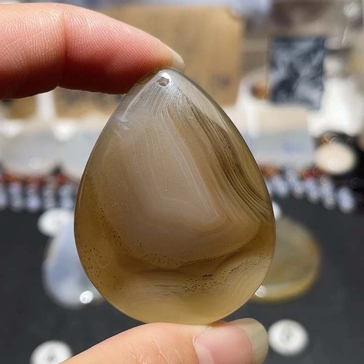 玛瑙/玉髓未镶嵌吊坠(不含链)