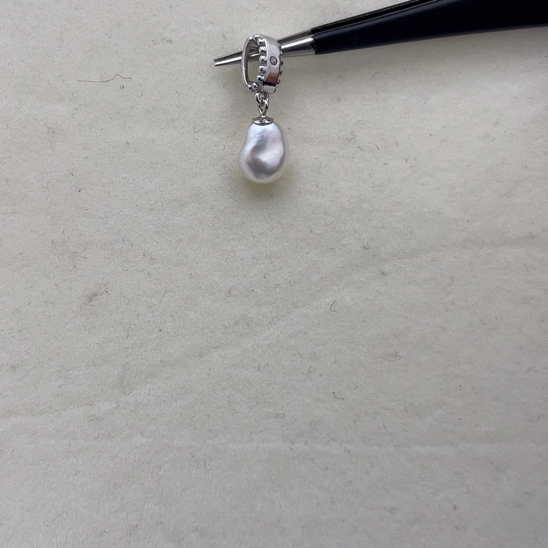 颈饰海水珍珠银S925镶嵌