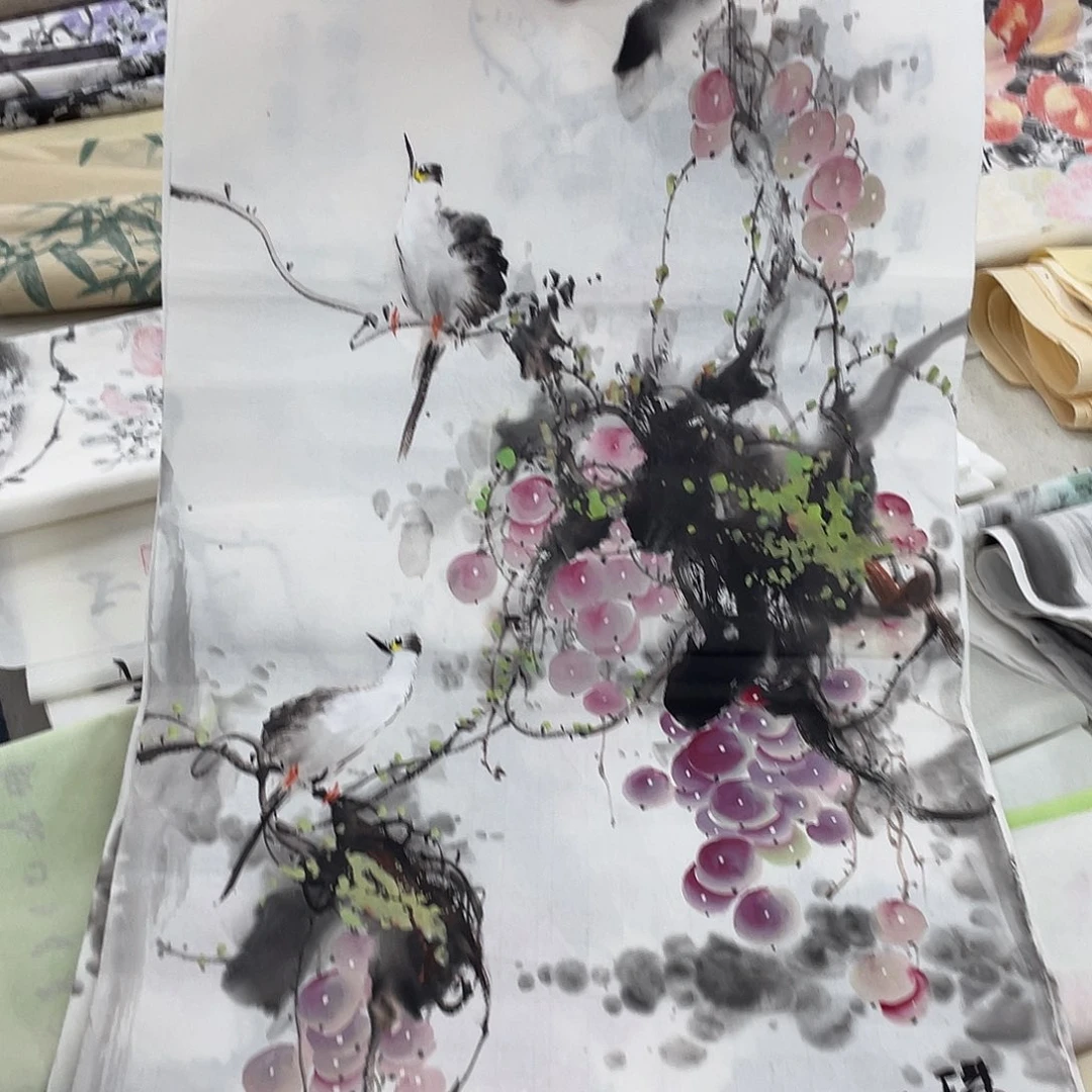国画纯手绘国画宣纸