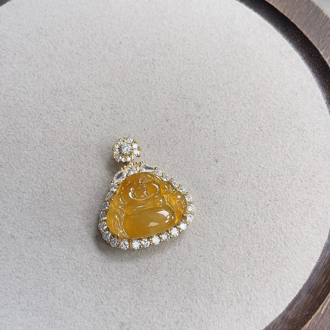 翡翠银S925镶嵌颈饰