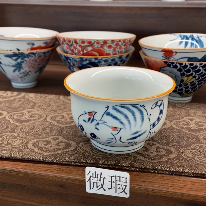 釉下老陶泥手工绘制