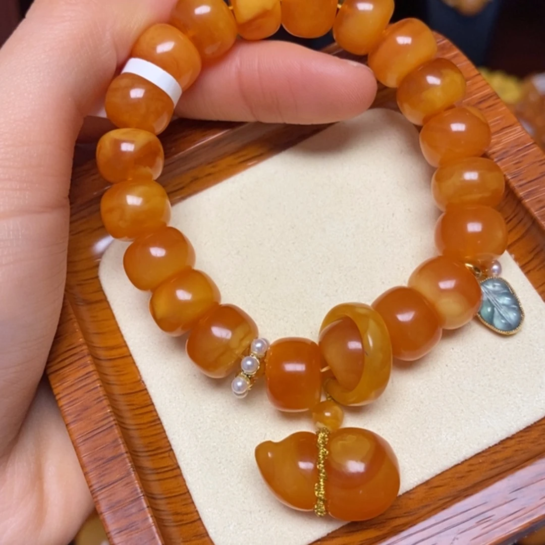 【闪购商品】蜜蜡手链未镶嵌手串