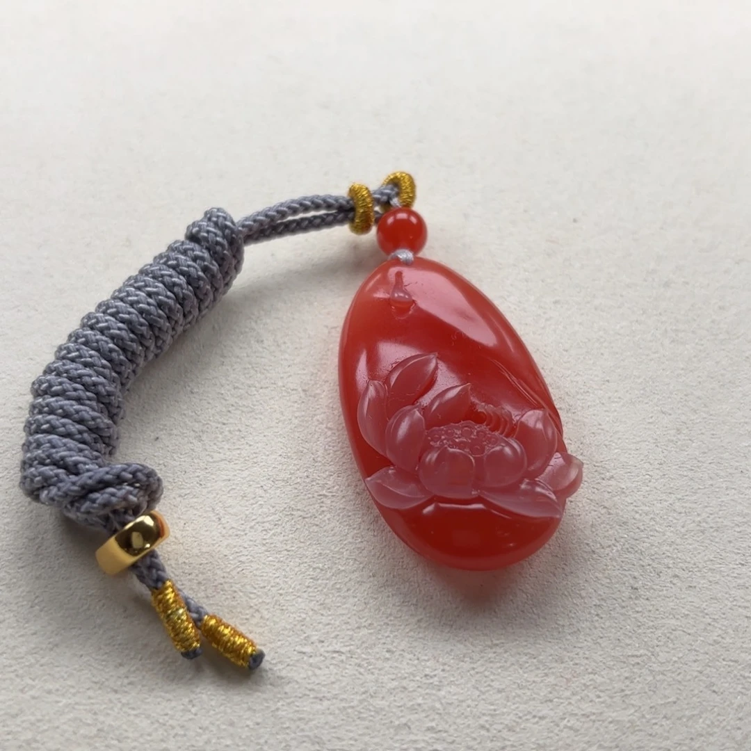 南红玛瑙未镶嵌项链