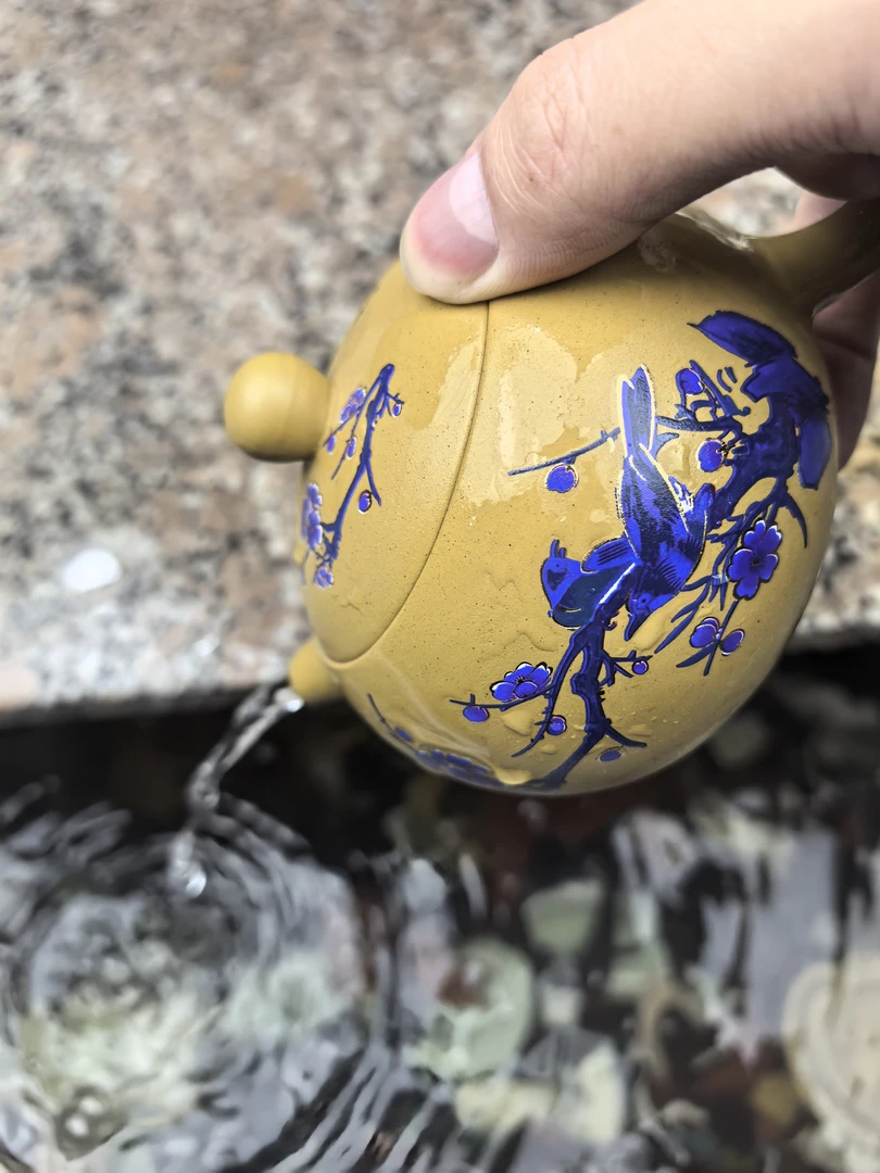 【闪购商品】黄段泥喜上眉梢西施壶H