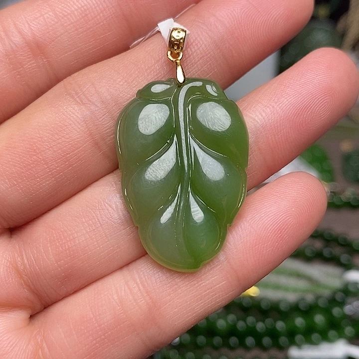 和田玉银S925镶嵌颈饰