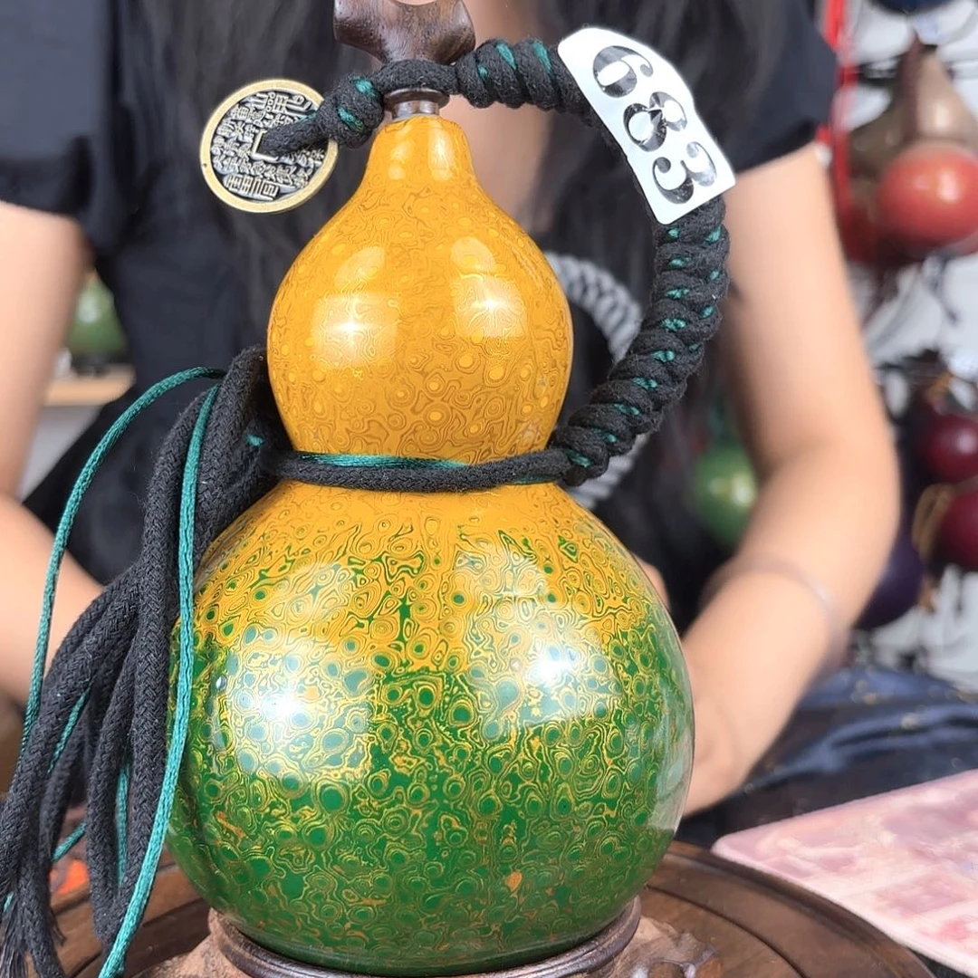 683 大漆酒葫芦 真葫芦真大漆