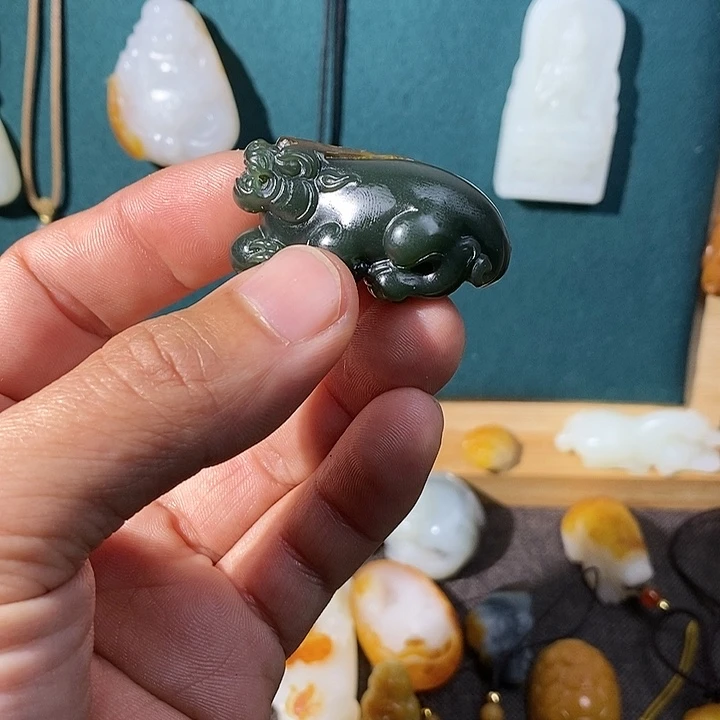 【闪购商品】和田玉挂件未镶嵌心*